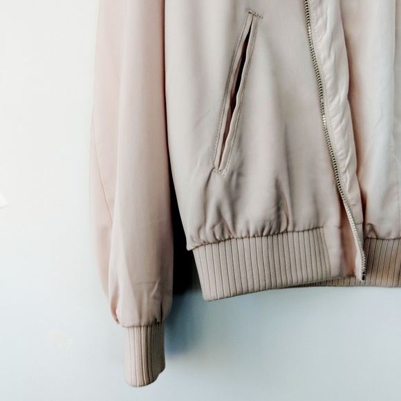 Zara Trafaluc Pink Bomber Jacket - Picture 4 of 4
